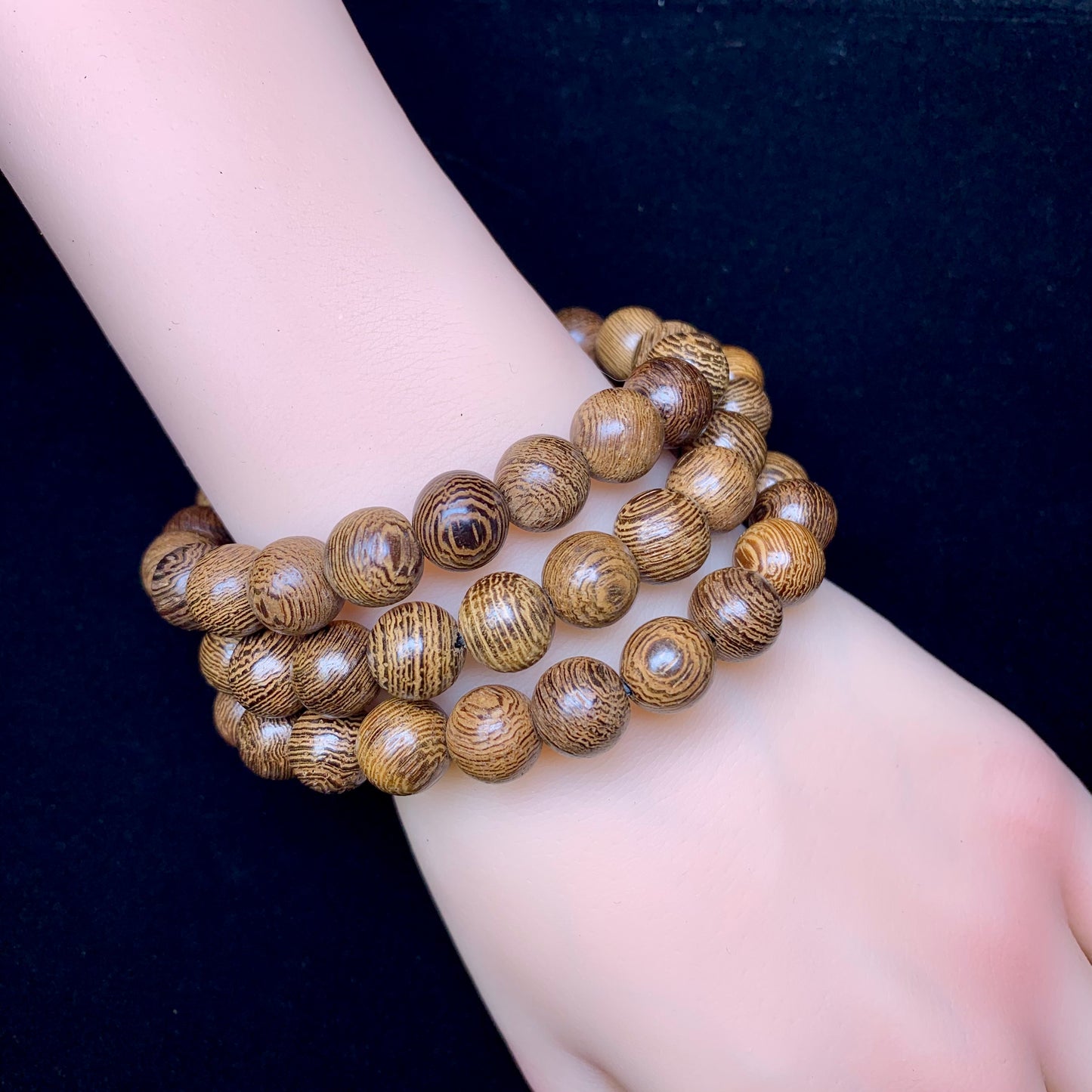 Mozambique wood bracelet 10mm 1pc(SL673)