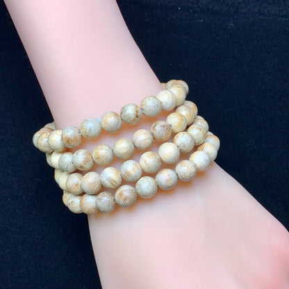 Milk fragrant wood bracelet 8mm 1pc(SL674)