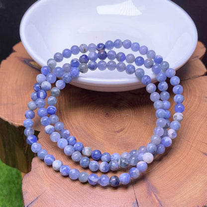 Sodalite 3 circle bracelet 4mm 1pc(SL757)