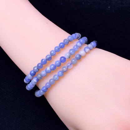 Sodalite 3 circle bracelet 4mm 1pc(SL757)