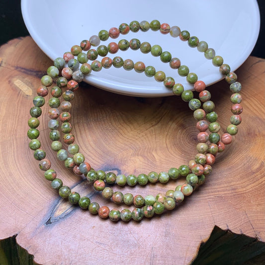 Unikite 3 circle bracelet 4mm 1pc(SL782)