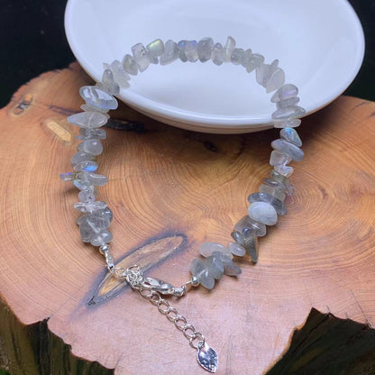 Labradorite chip bracelet 1pc(SL798)