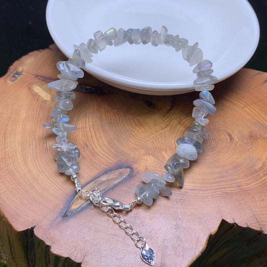 Labradorite chip bracelet 1pc(SL798)
