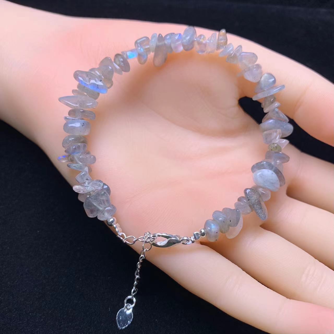 Labradorite chip bracelet 1pc(SL798)