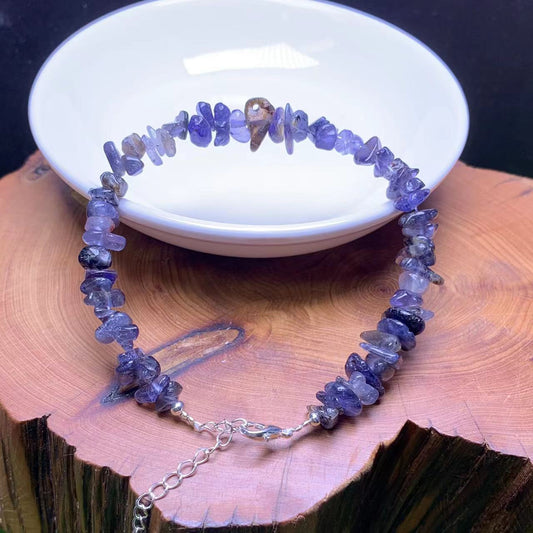 Iolite chip bracelet 2pcs(SL805)