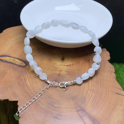 Rainbow moonstone freeform bracelet 1pc(SL839)