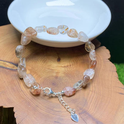 Black golden super 7 freeform bracelet 1pc(SL851)