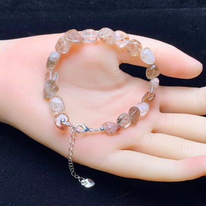 Black golden super 7 freeform bracelet 1pc(SL851)