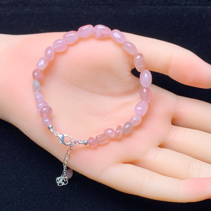 Rose Quartz freeform bracelet 1pc （SL874)