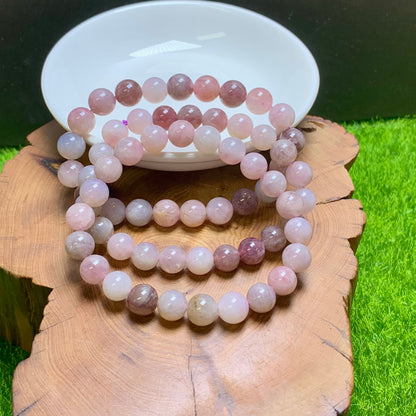 Lavender Rose Quartz bracelet  8mm  1pc (SL886)