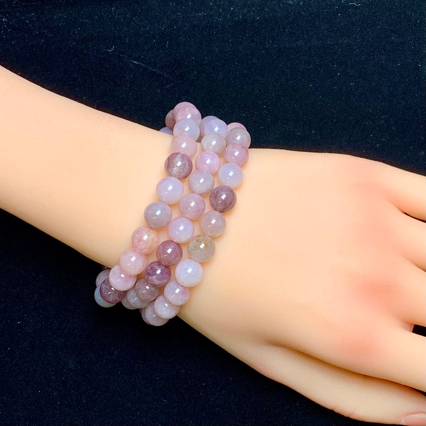 Lavender Rose Quartz bracelet  8mm  1pc (SL886)