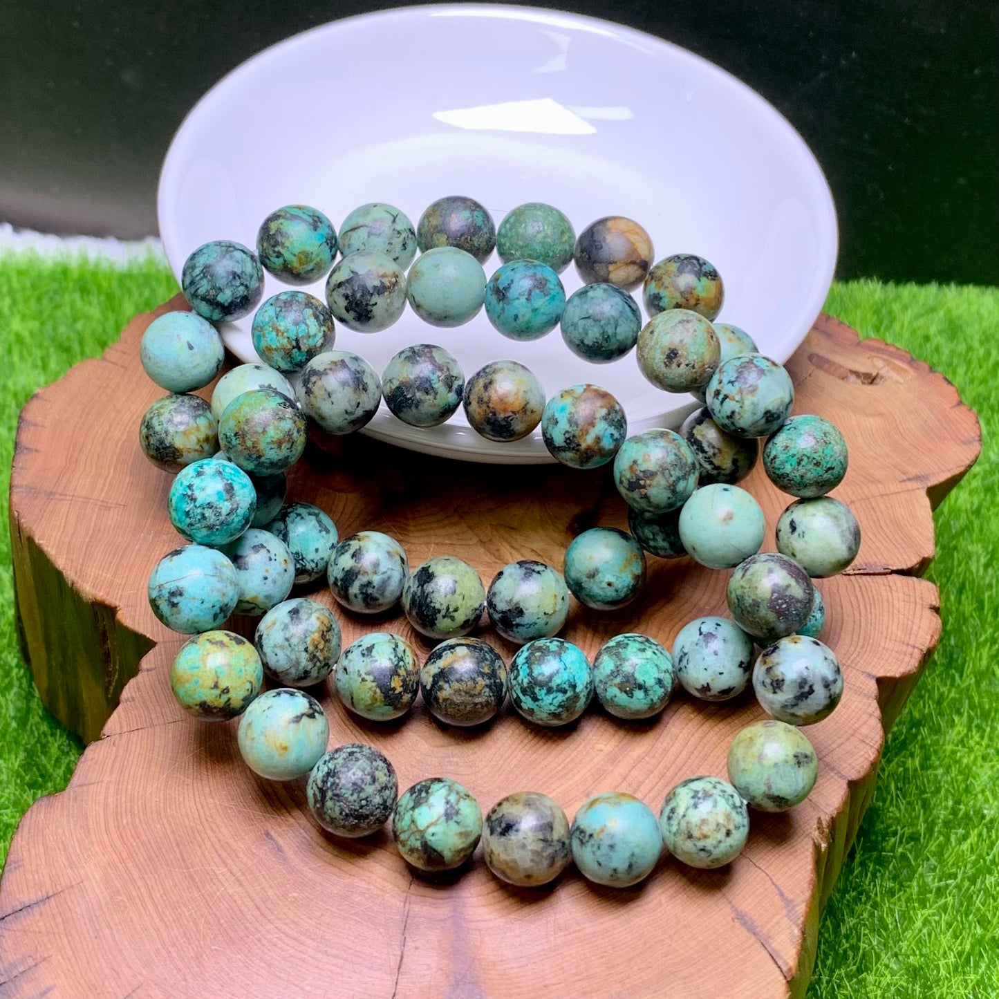 African turqouise bracelet 10mm 1pc(SL945)