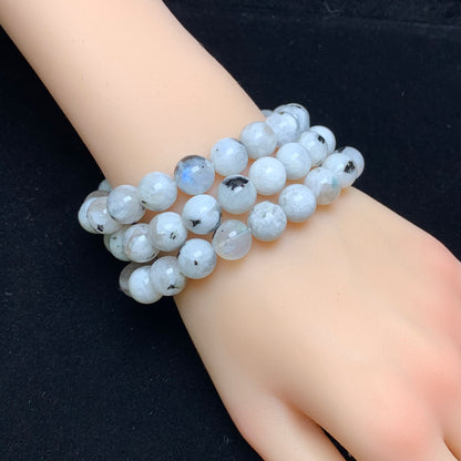 Rainbow moonstone bracelet 8mm 1pc (SL967)