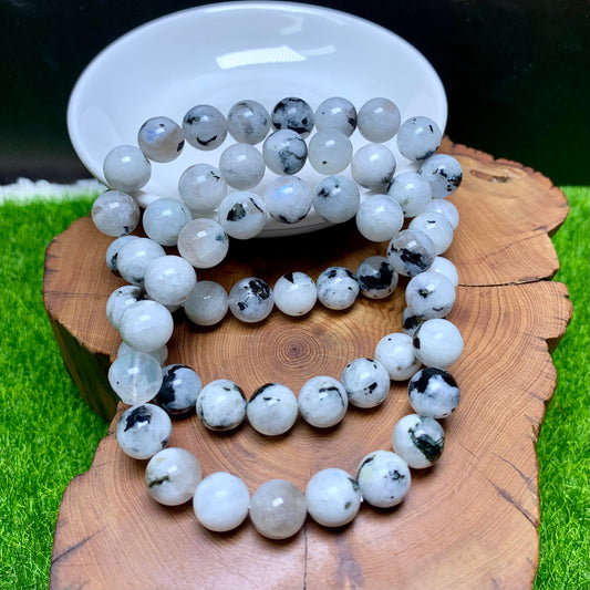 Rainbow moonstone bracelet  10mm 1pc(SL946)