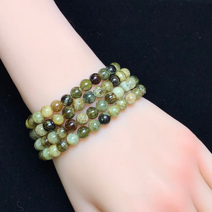 Tsavorite bracelet 6mm 1pc (SL965)