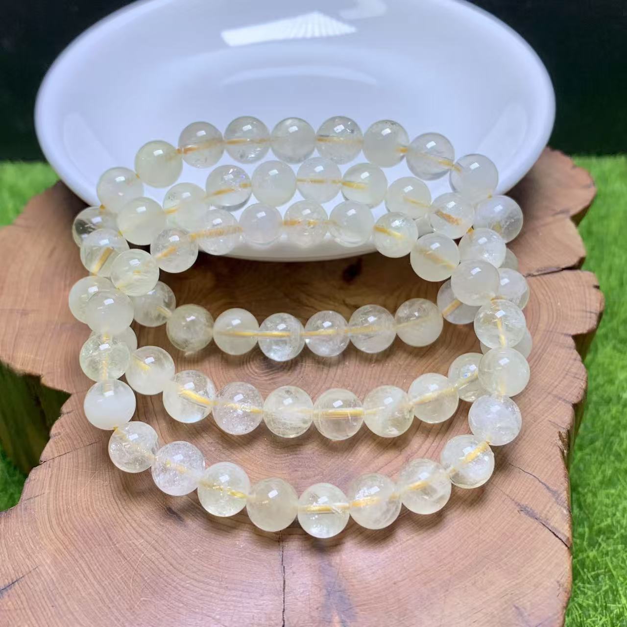 Lemon citrine bracelet 8mm 1pc(SL975)