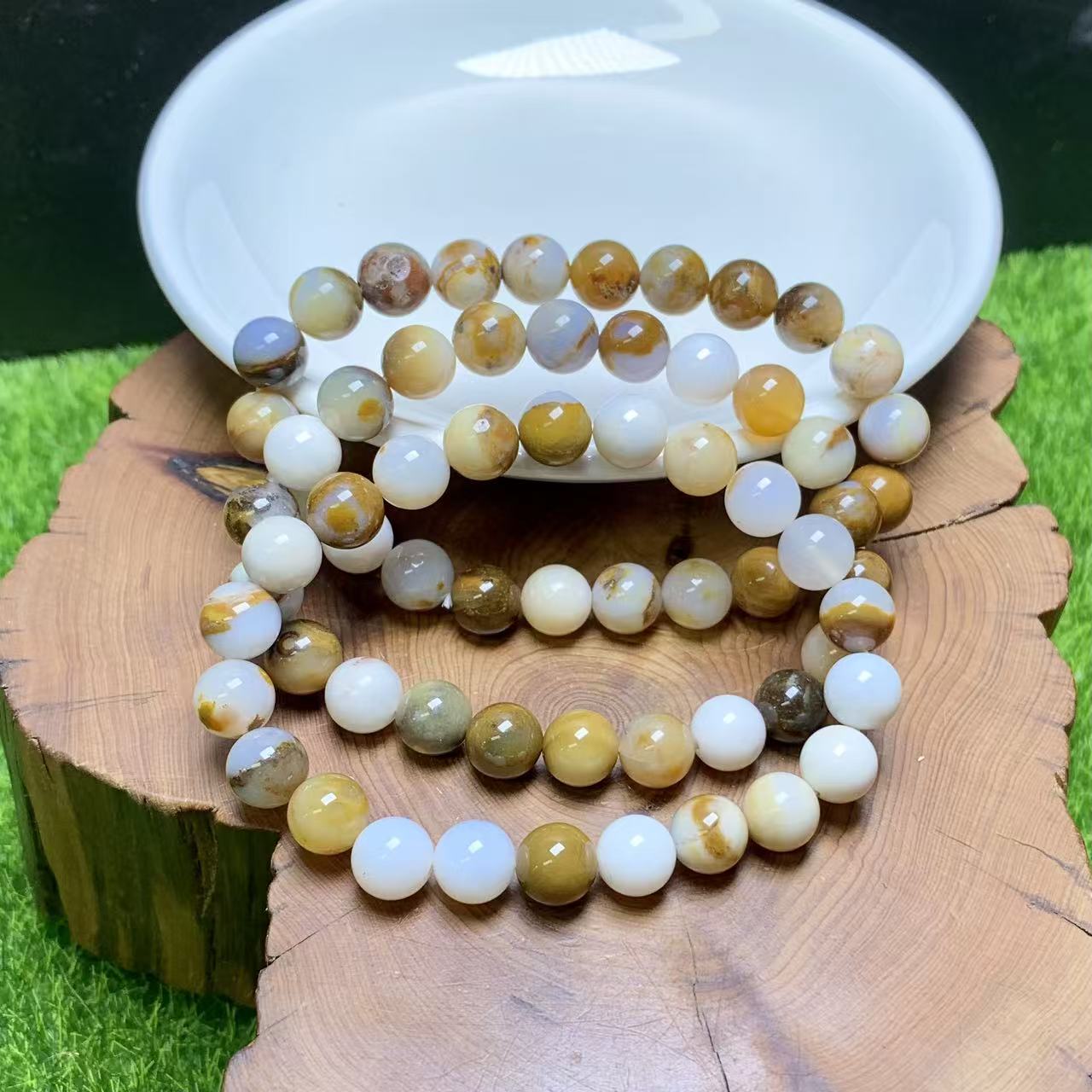 Coffee opal bracelet 8mm 1pc(SL971)