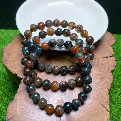 Red Oil Moss Agate bracelet 8mm (SL992)