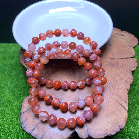 Baoshan Southern Carnelian bracelet 7mm (SL989)