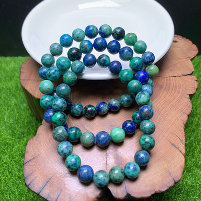 Chrysocolla （dyed) bracelet 8mm (SL986)