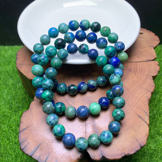 Chrysocolla （dyed) bracelet 8mm (SL986)