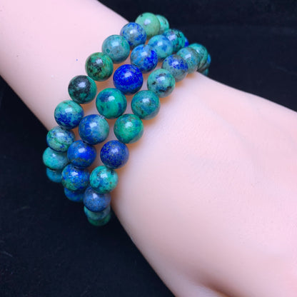 Chrysocolla （dyed) bracelet 8mm (SL986)