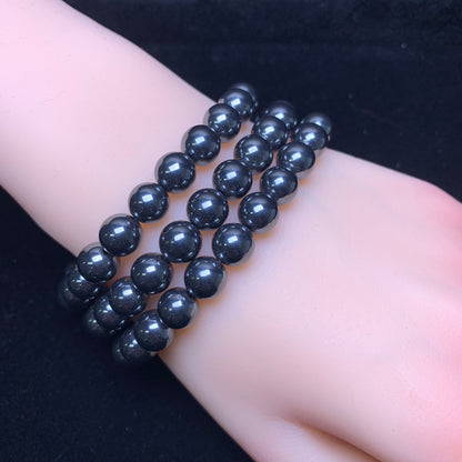 Hematite bracelet 8mm (SL994)