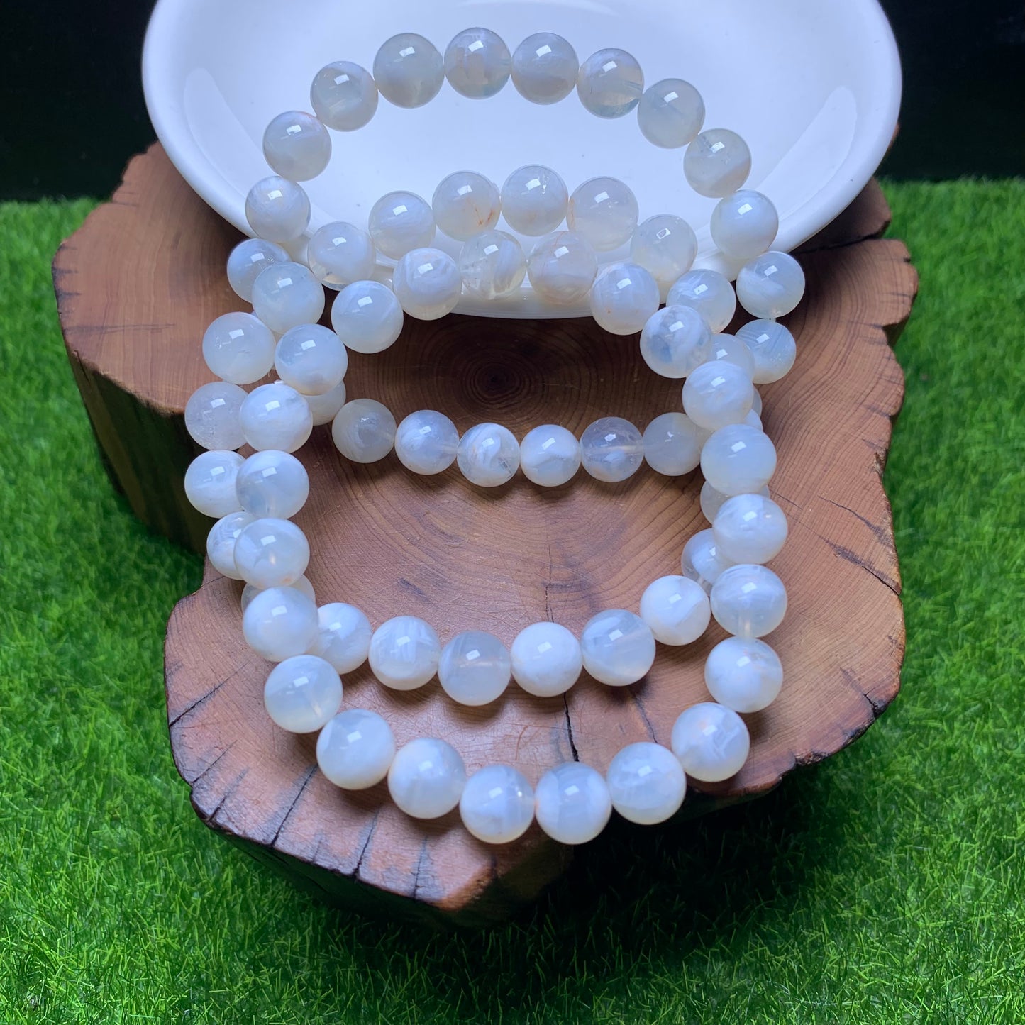 Wedding dress garden quartz bracelet 8mm  (SL1000)