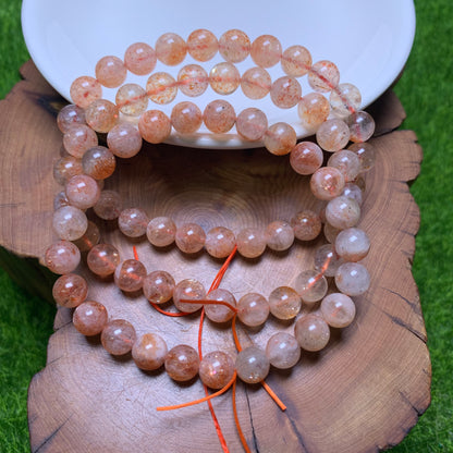 Golden Sunstone bracelet 7mm 1pc (SL1003)