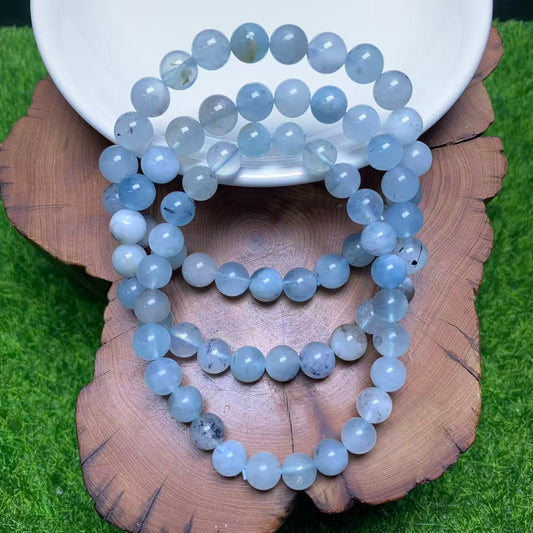 Aquamarine bracelet 7-8mm 1pc (SL1019)