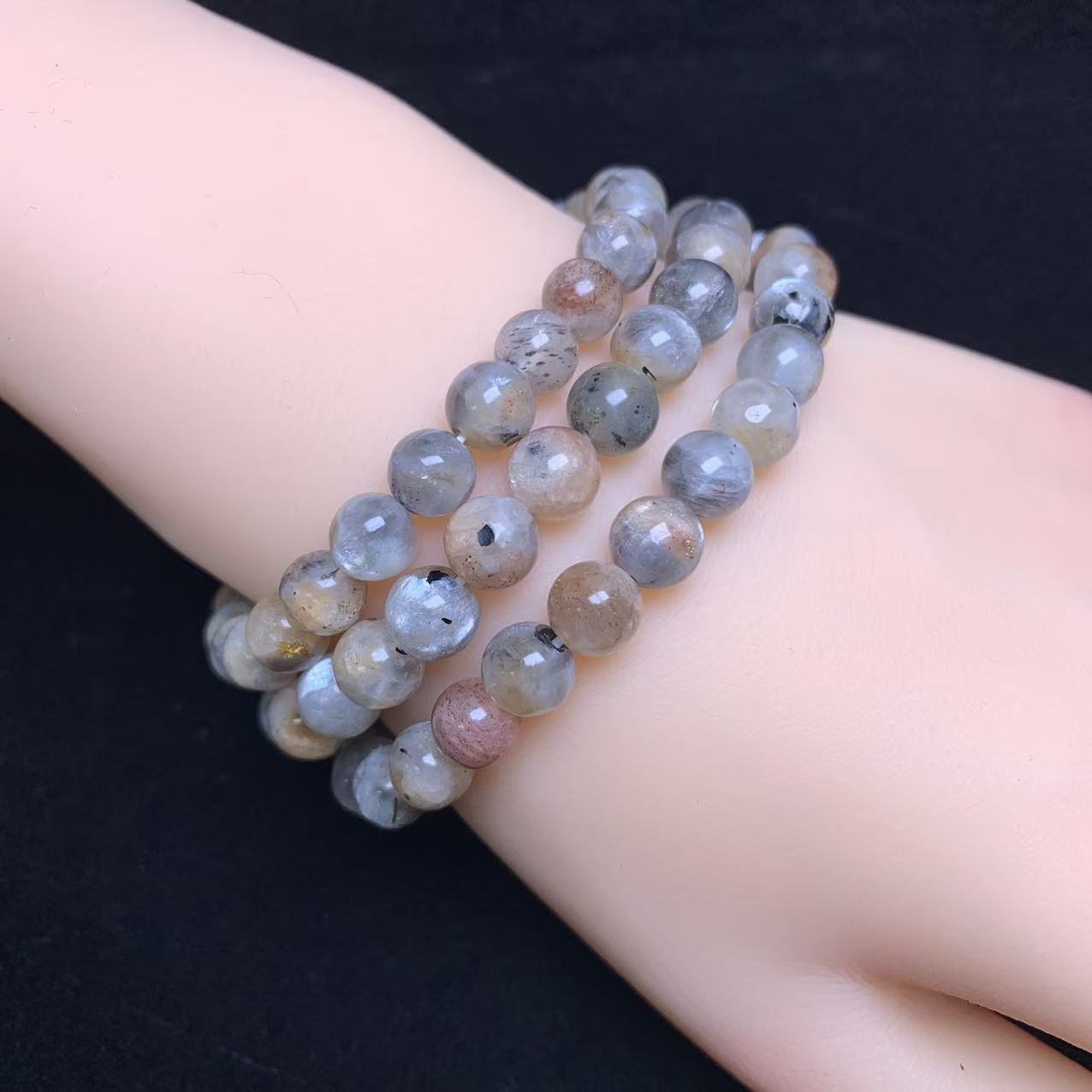 Starry Sky Backbone bracelet  7mm 1pc (SL1009)