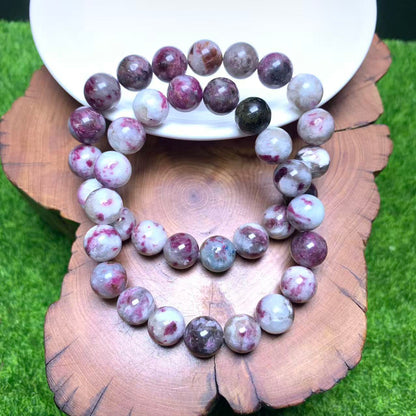 Pulsera de turmalina en flor 10mm 1pc (SL1045)