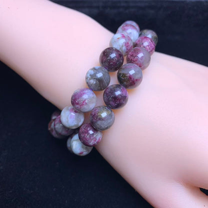 Pulsera de turmalina en flor 10mm 1pc (SL1045)