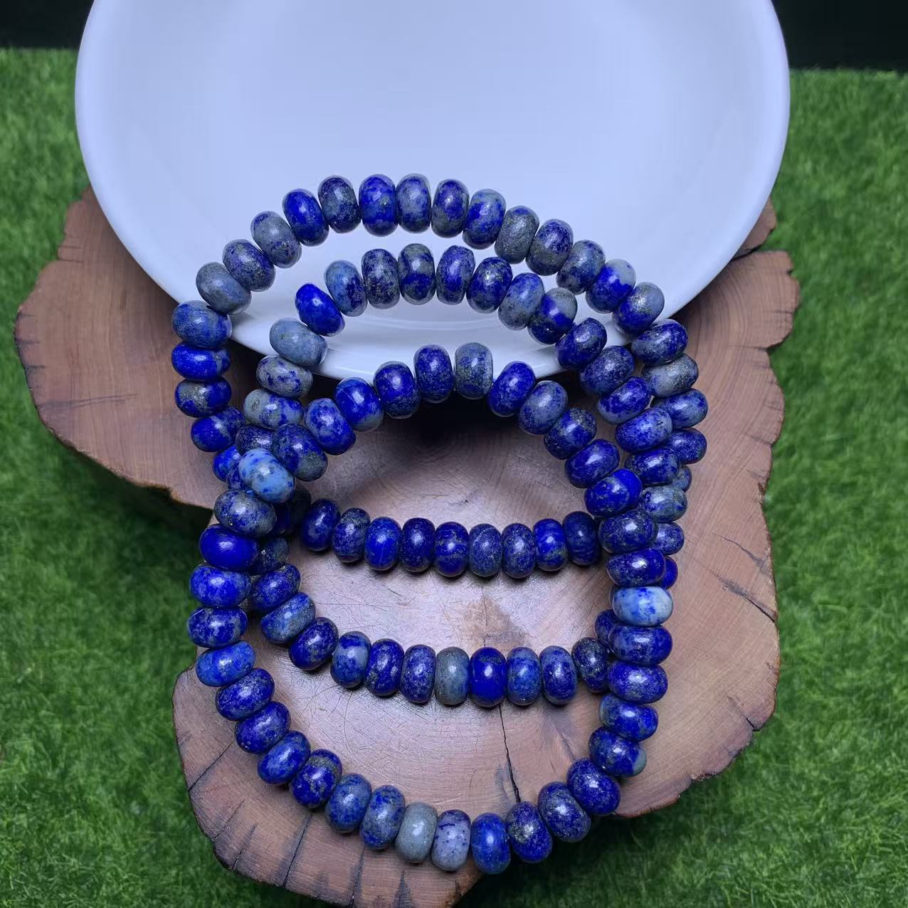 Lapislazuli Scheibenarmband 5*8mm 1 Stk.(SL1049)