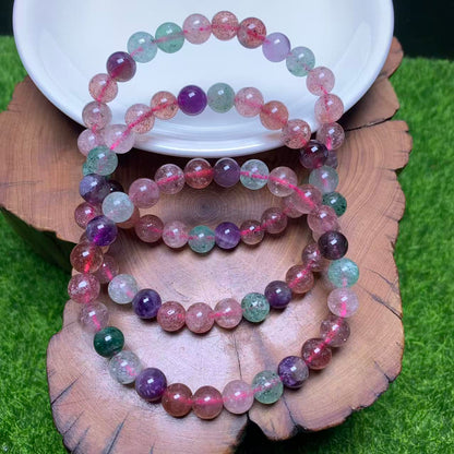 Mix-Quarz-Armband 7 mm, 1 Stück (SL1050)