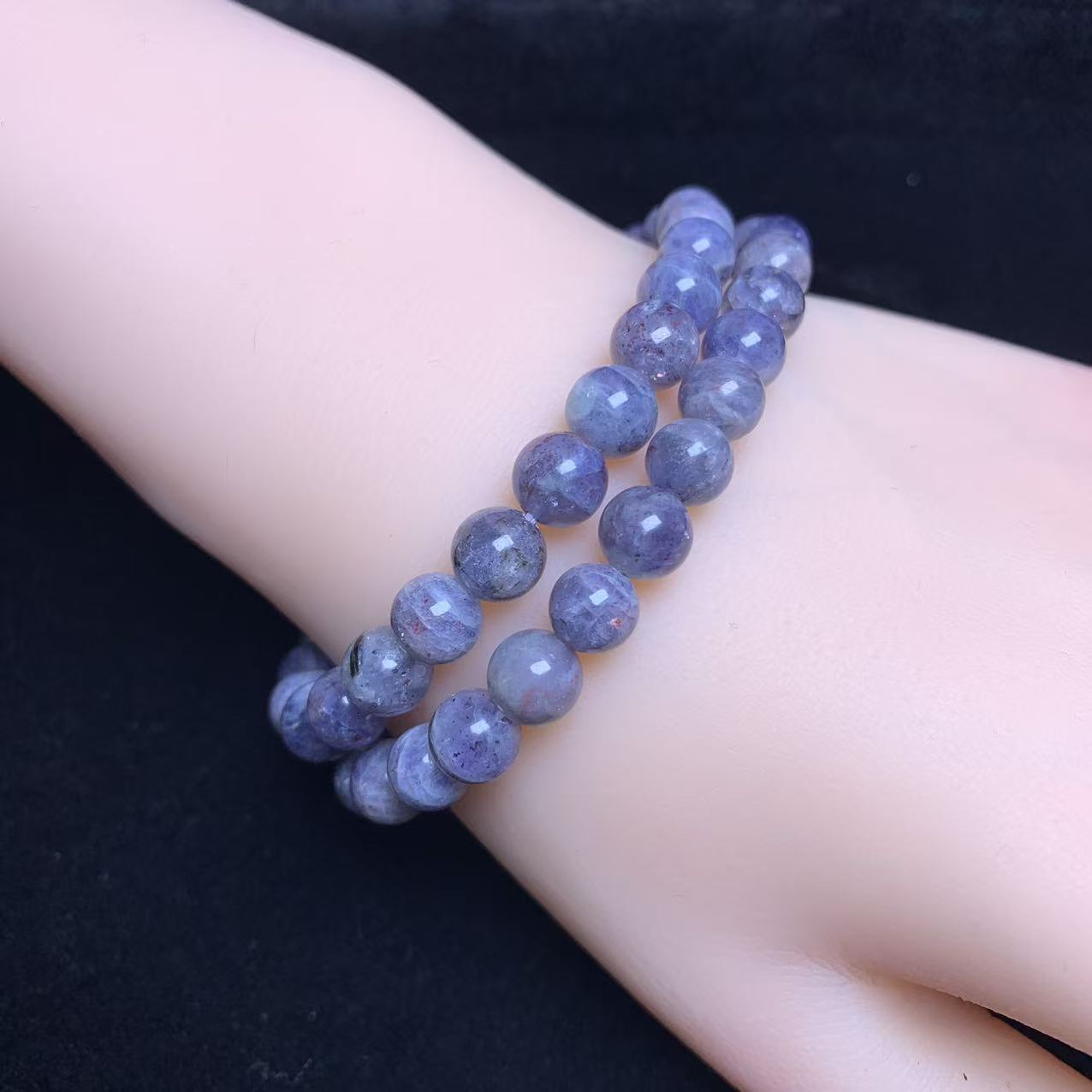 Blut-Iolith-Armband 7 mm 1 Stk. (SL1052)