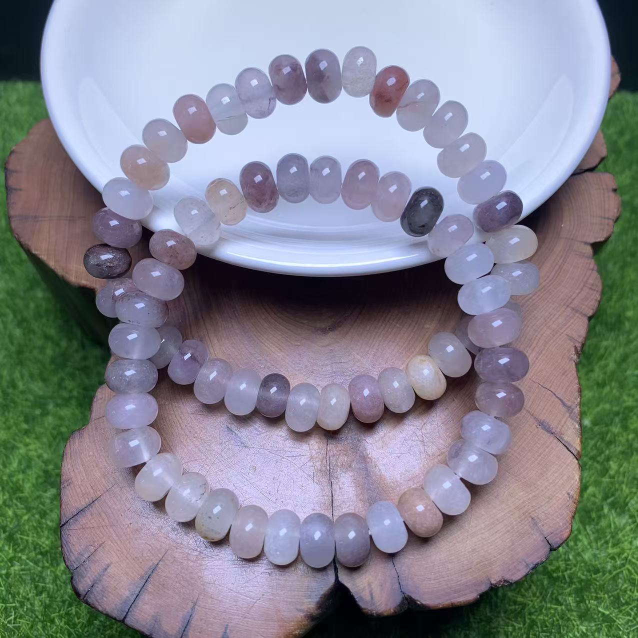 Violettes Scheibenarmband 5*8mm 1 Stück (SL1057)