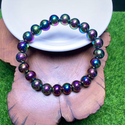Aura hematite bracelet 10mm 1pc(SL1077)