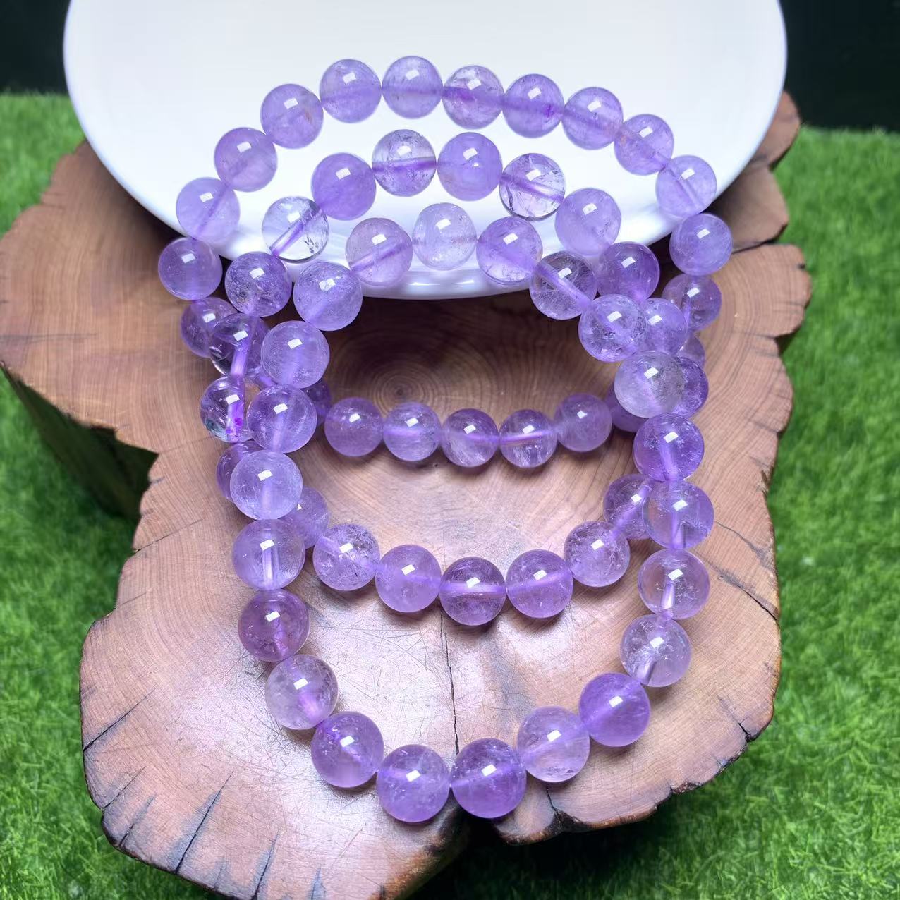 Bolivianisches Amethystarmband 8mm 1Stk (SL1084)