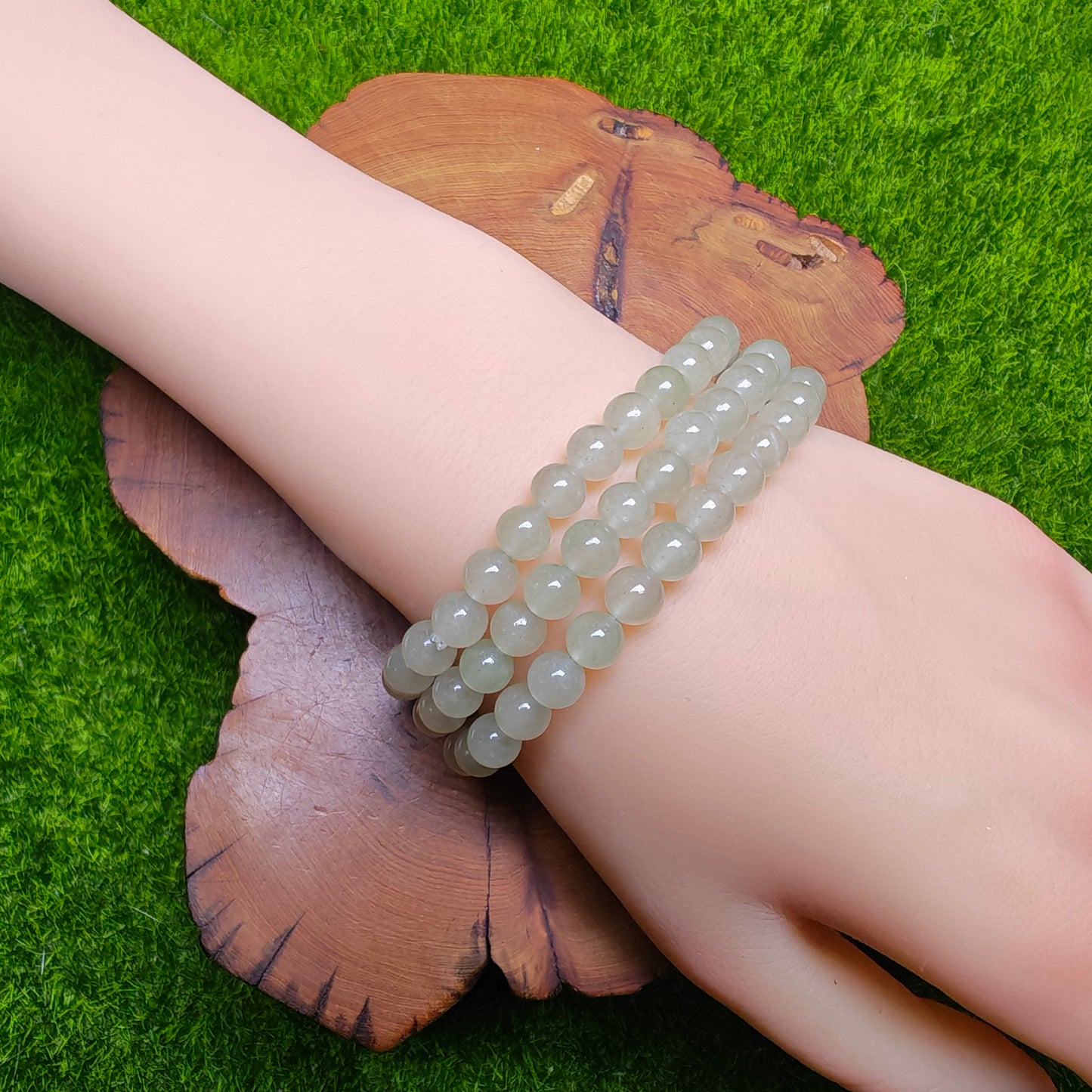 Green Aventurine bracelet 6mm 1pc (SL49)