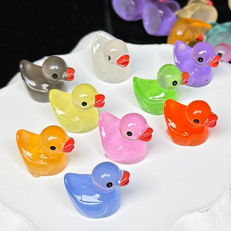 Luminous Duck Mini Figurine (glow in dark)