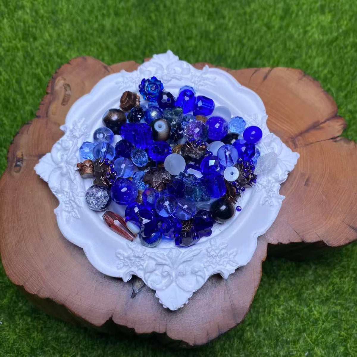 1 Bowl(60g) of Shiny Mix Beads--felicity