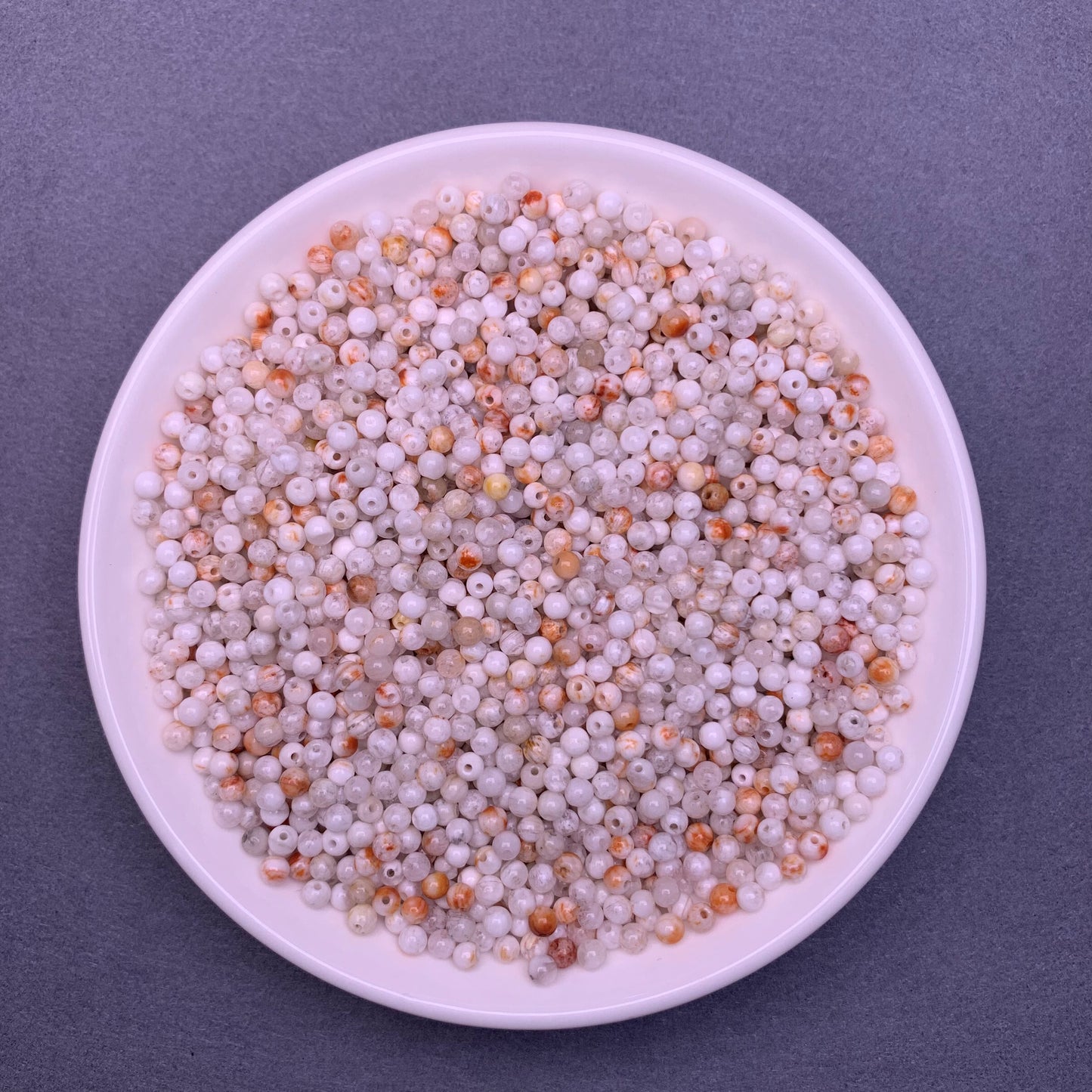 Snowflake Garden Quartz bead 880pcs 1 bowl 2.8-3mm (Mini30)