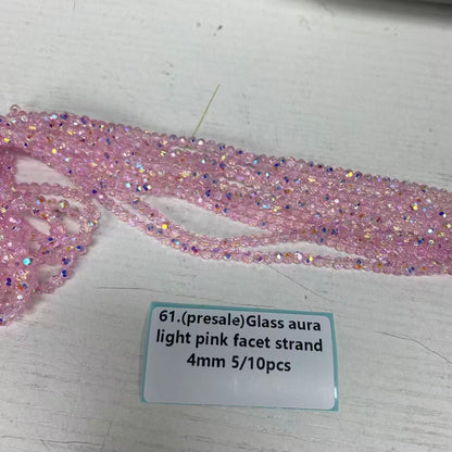 One bowl crystal bead- Felicity-can make 6pcs bracelets 10.7