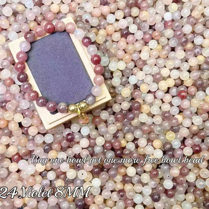 One bowl crystal bead- Felicity-can make 6pcs bracelets 9.30