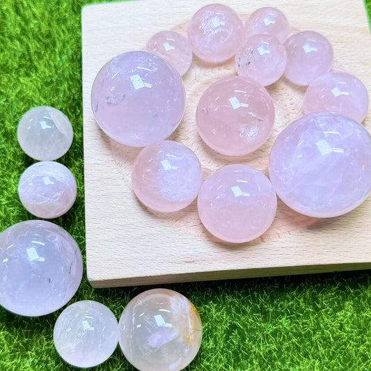 Rose Quartz sphere 270g （14-18pcs）