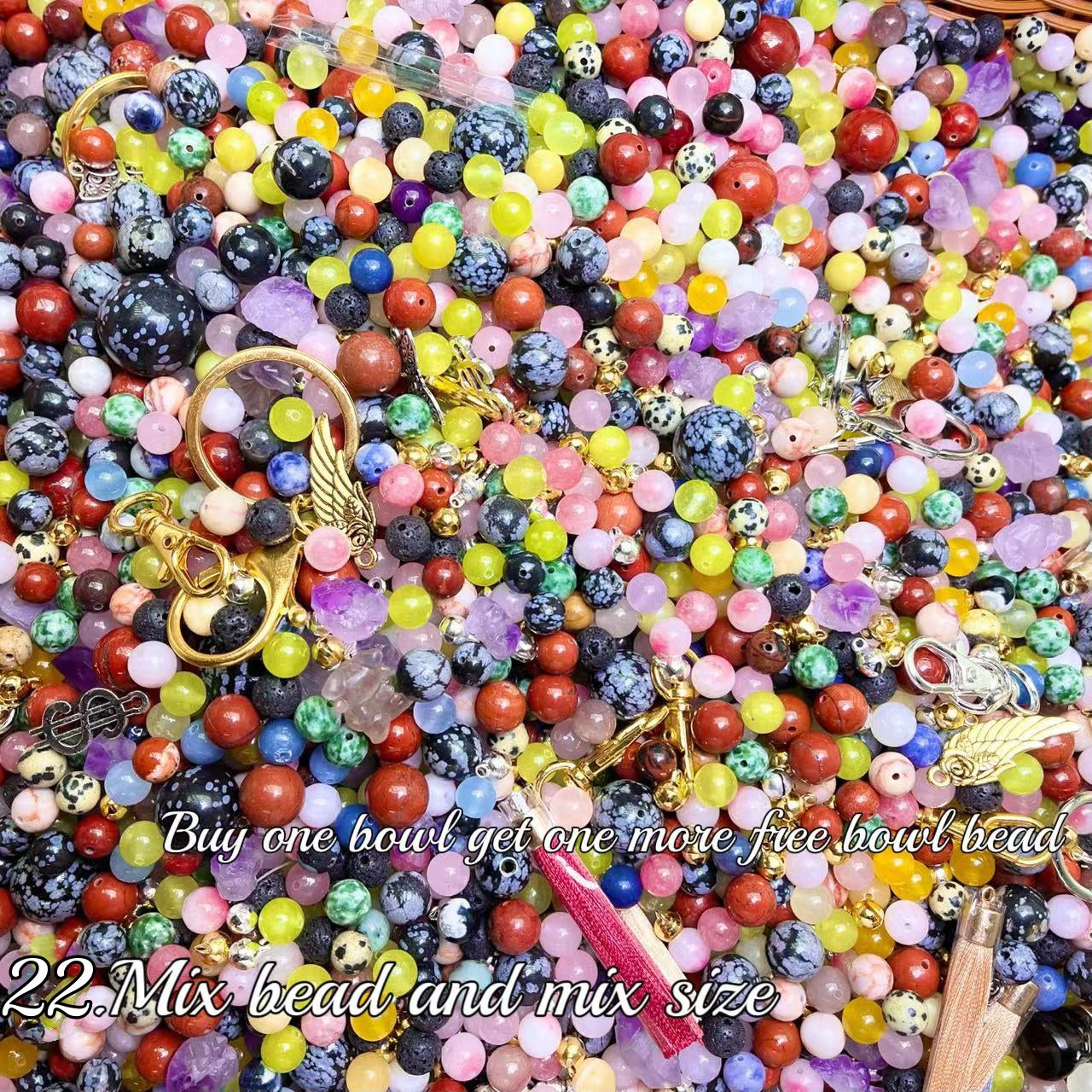 One bowl crystal bead- Felicity03-can make 6pcs bracelets 10.3