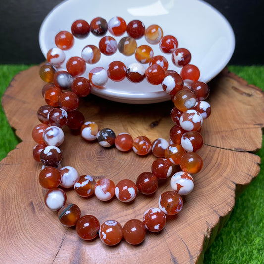 Fire Agate(DYED) bracelet 8mm 1pc (SL112)