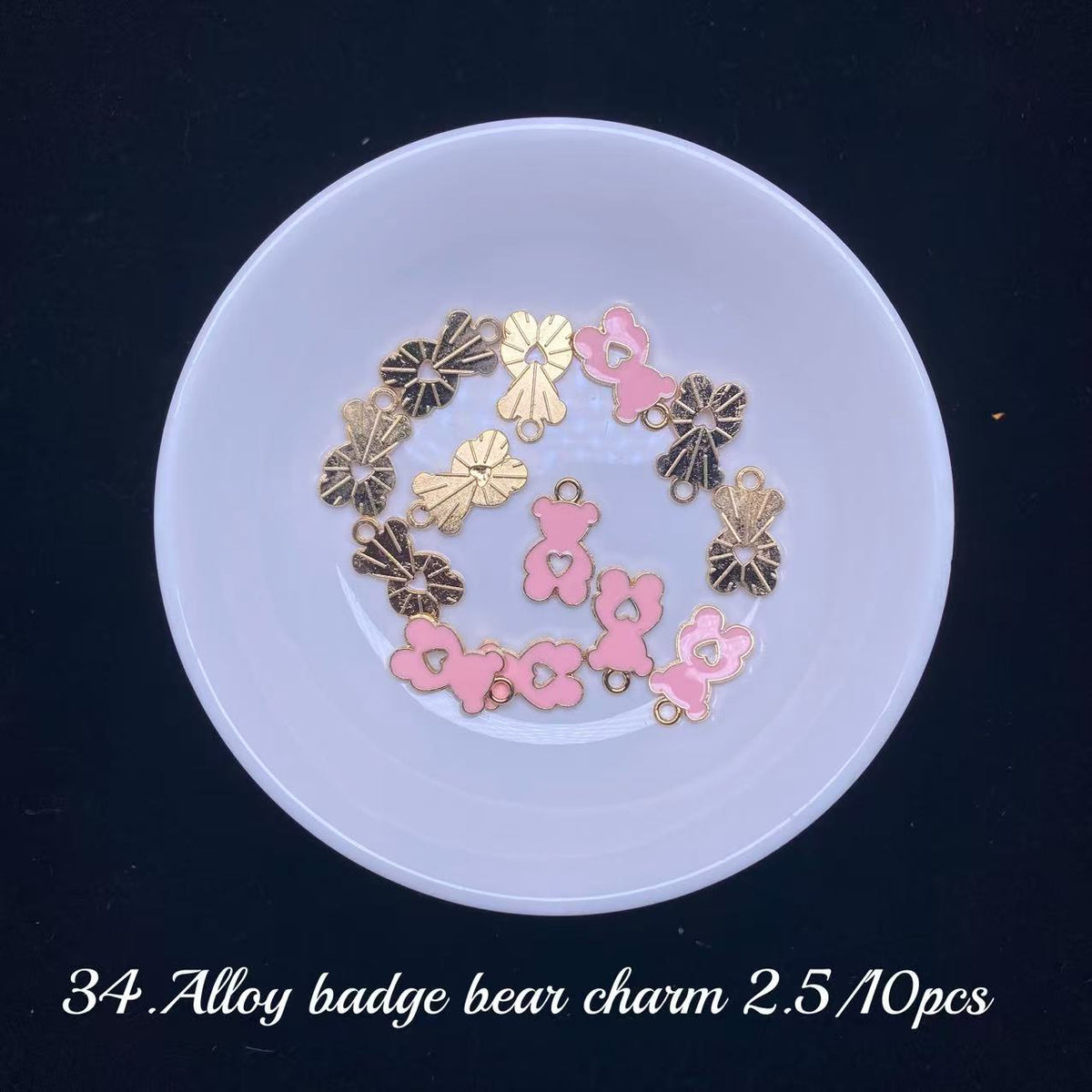 One bowl crystal bead- Felicity-can make 6pcs bracelets 9.28