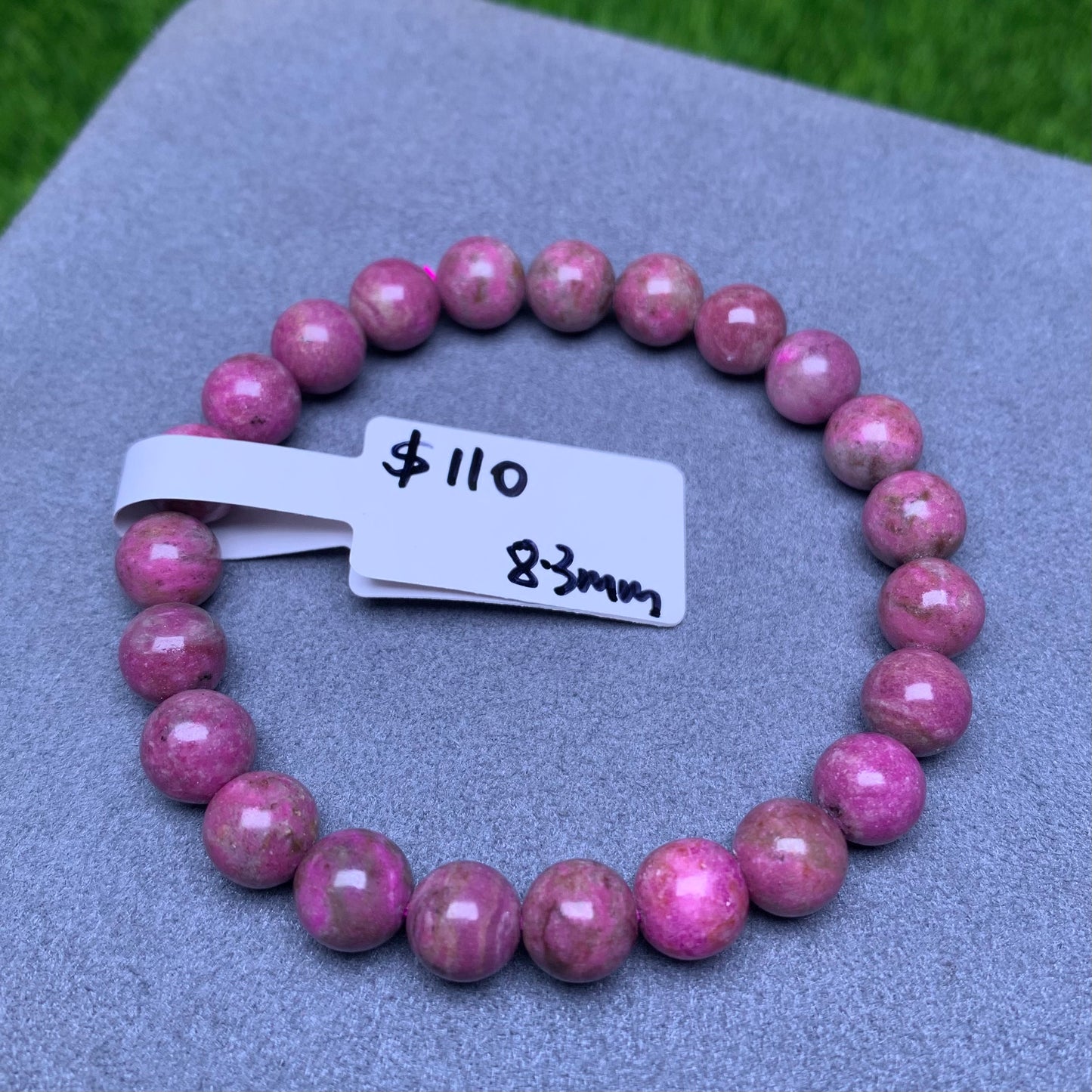 Pink Sugilite/Cobaltocalcite-Top Grade-Best Quality  Bracelet Travis/Felicity